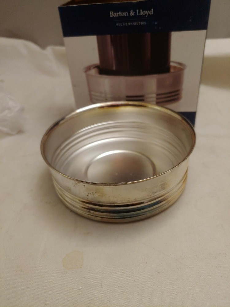 Barton & Lloyd Silver Plate Wine coaster In Box Pre-Owned
