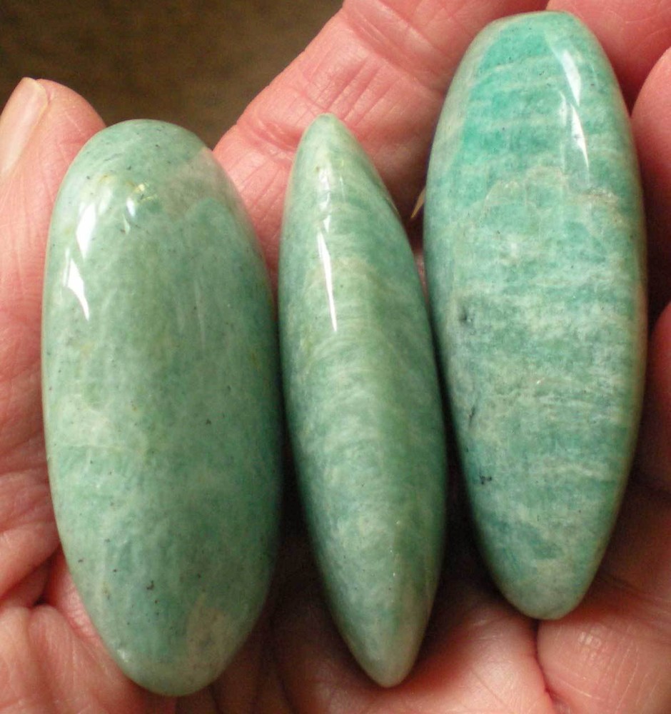 Amazonite - 3 Palmstones sc922b