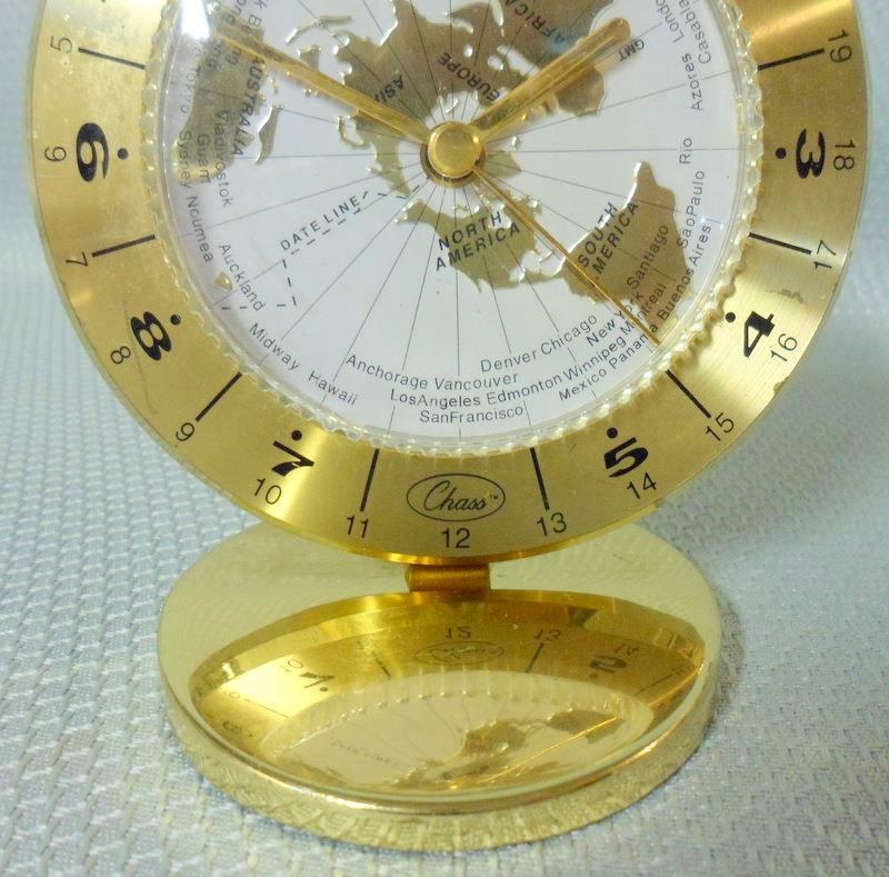 Chass World Time Desk Clock