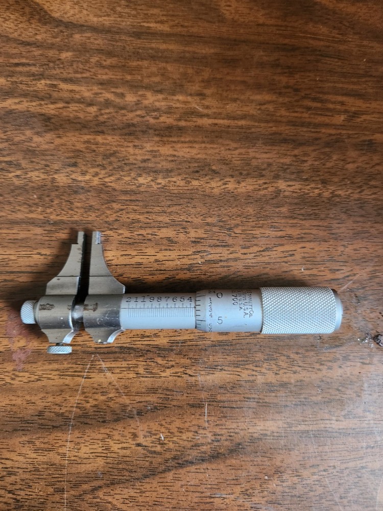 Vintage Starrett No. 700 Inside Micrometer Precision Tool