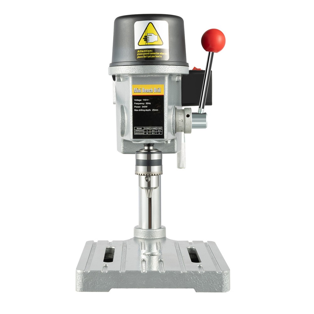 Portable Mini Electric Drill Press - Compact, High-Precision Benchtop Tool