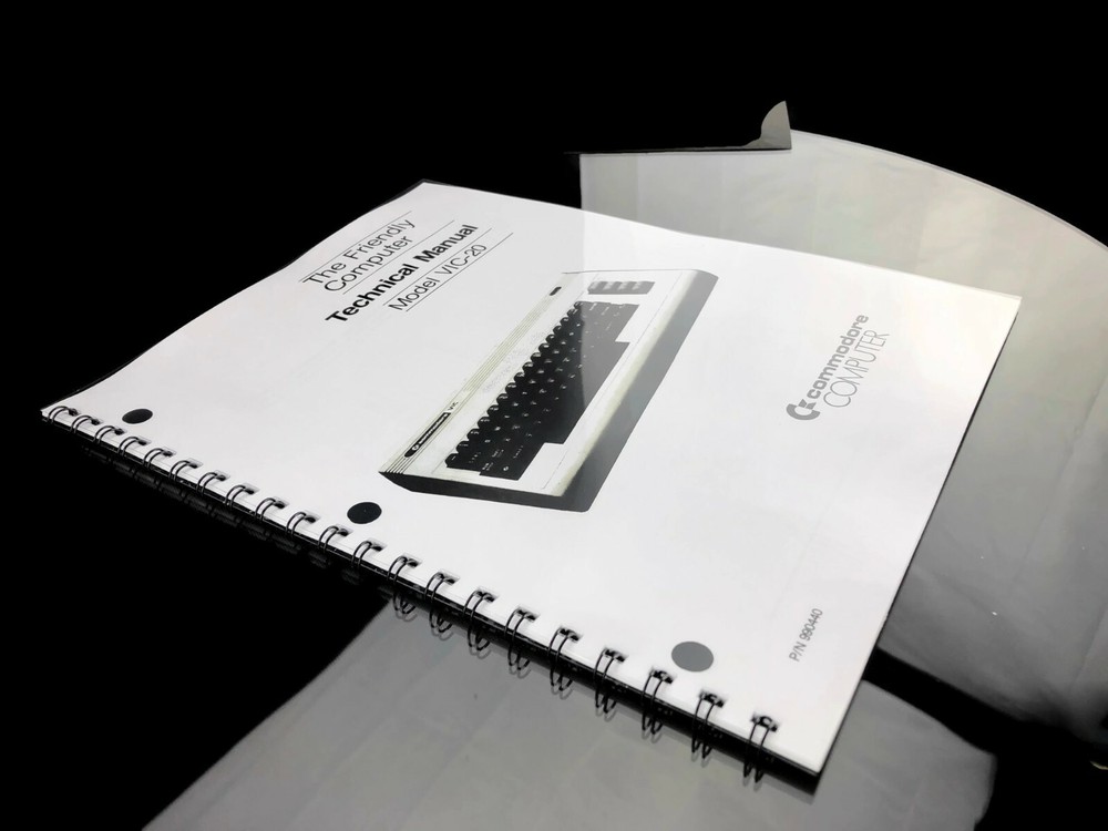 Commodore VIC 20 TECHNICAL Service Manual W/ Schematics COIL BOUND Reprint