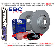 EBC Front Discs & Redstuff Pad for BMW 3 Series (E91) 325 (2.5) Sport (2010>12)