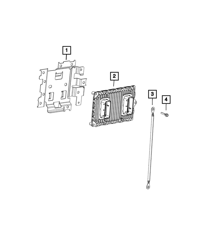 Genuine Mopar Powertrain Control Module 5150987AB