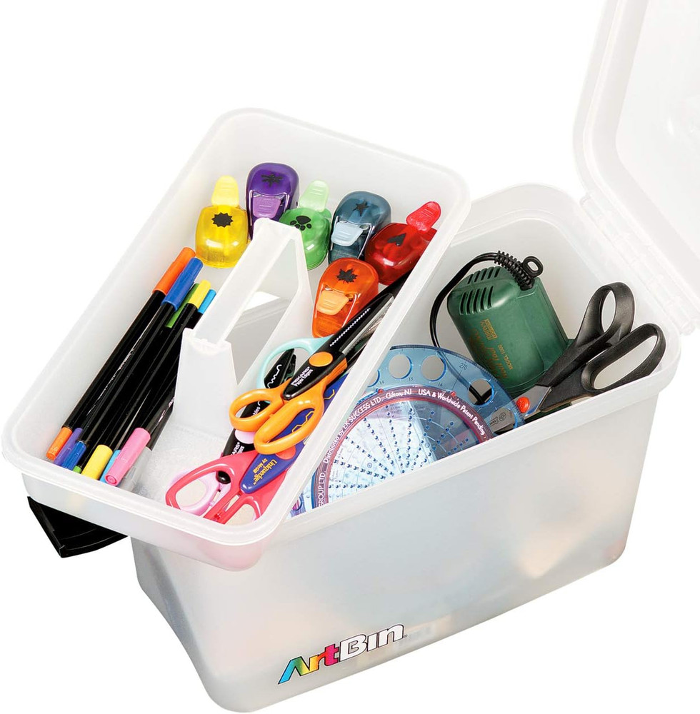 8408AB Sidekick Carrying Case, Portable Art & Craft Organizer with Handle, [1] P
