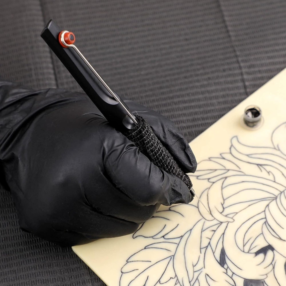 Complete Beginner's Tattoo Kit with 20 Needles & 7 Vibrant Inks - User-Friendly