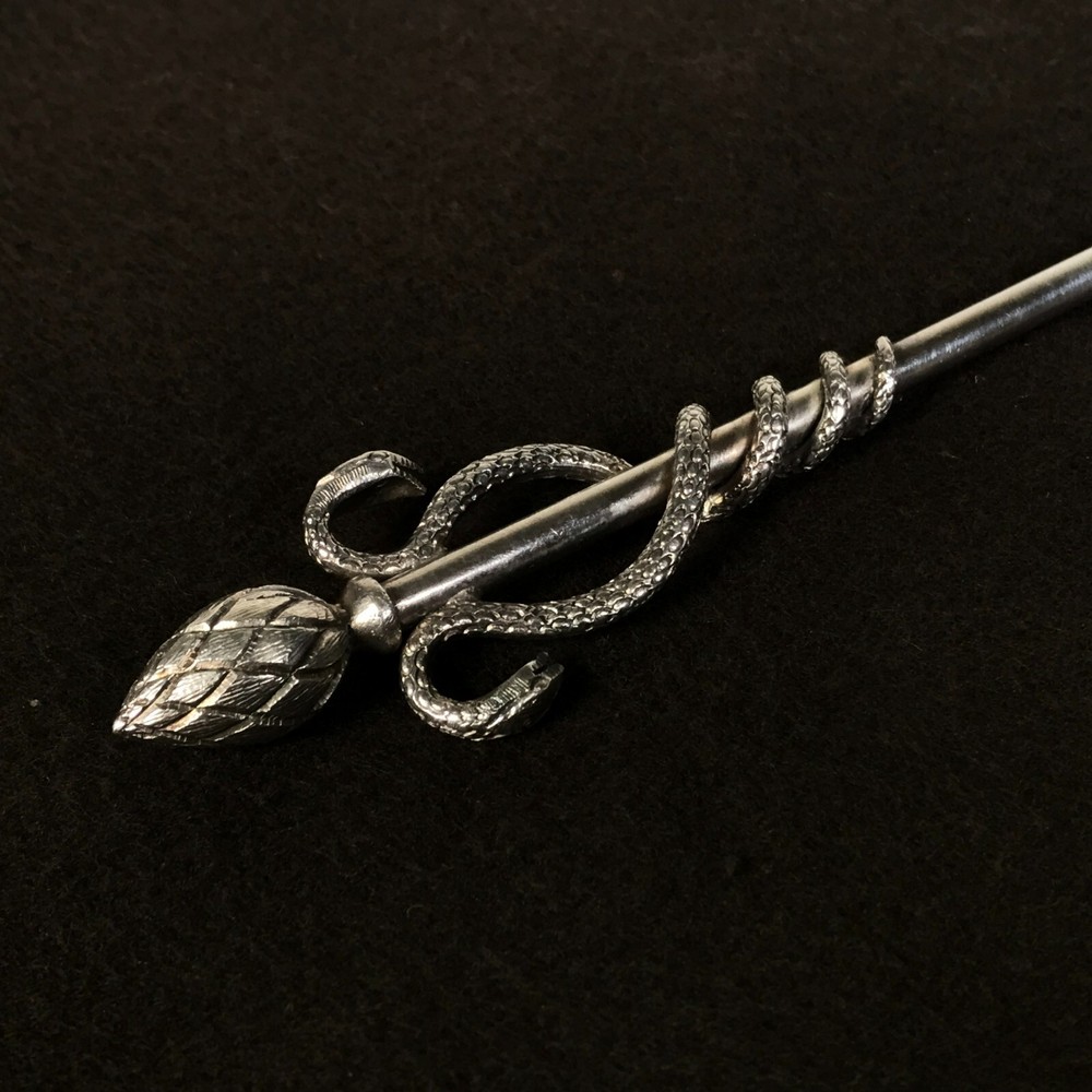 Figural Continental 800 Silver Spoon Snakes