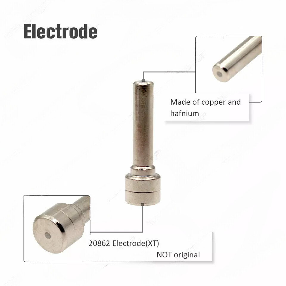 20862 Plasma Torch Consumables Electrode for PT31XT 10pcs