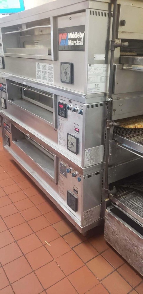 Two Middleby Marshall Pizza Oven