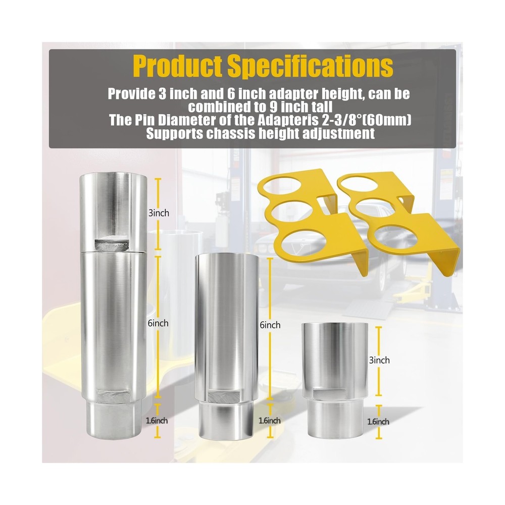 10315 Stack Truck Adapter Kit Compatible with Challenger Lift CL9 CL10 E10 VS...