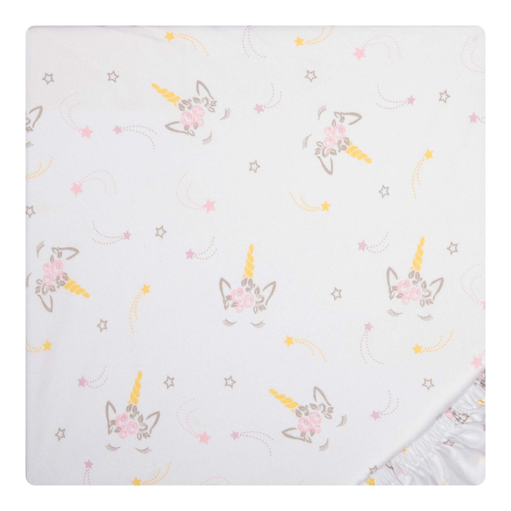Mystical Dreams Crib Sheet Set 2 Pack Microfiber Fitted 28x52" Elasticized