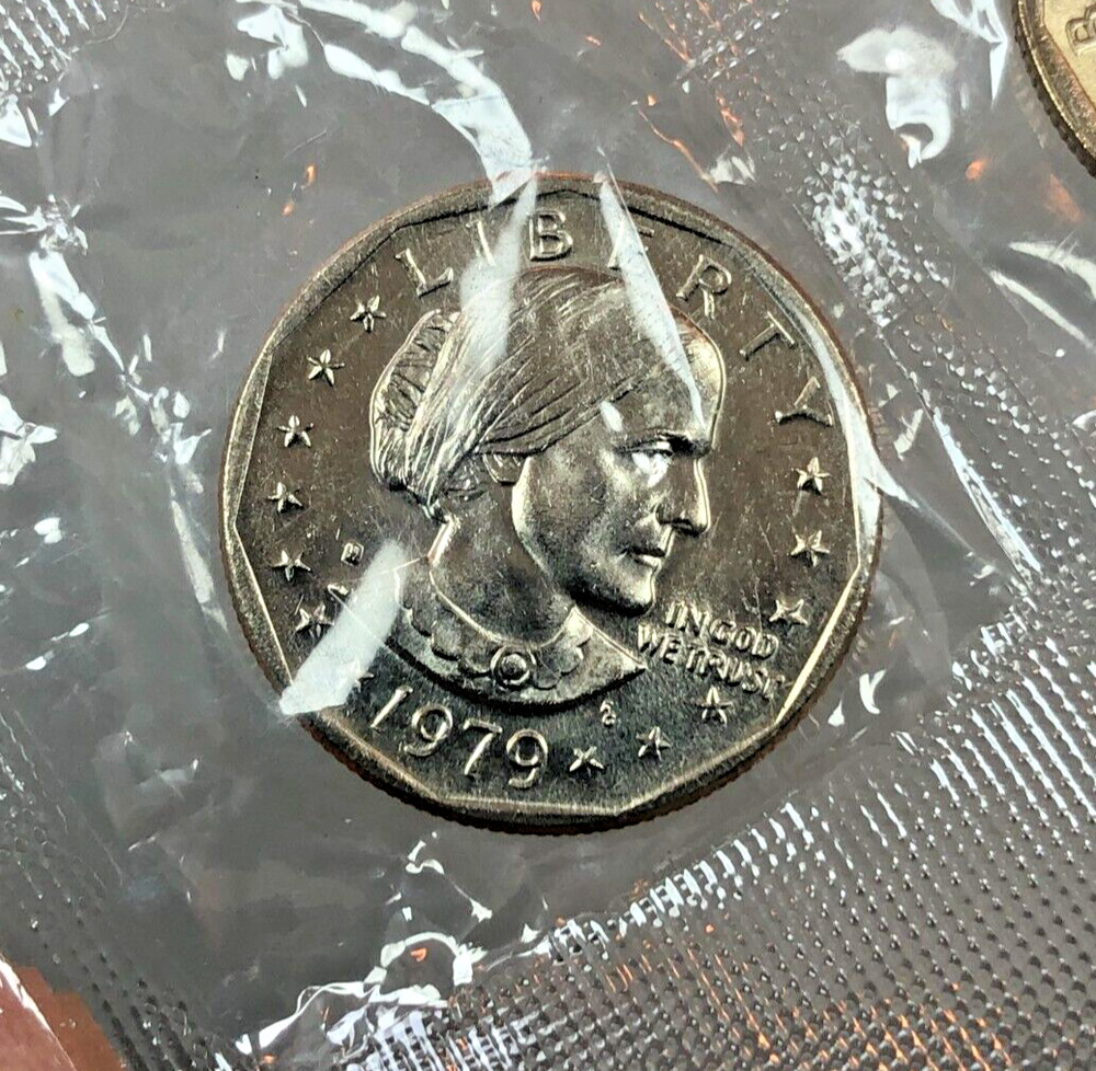 1979 U.S. Susan B. Anthony ~ Uncirculated Dollar Set ~ P, D, S Set