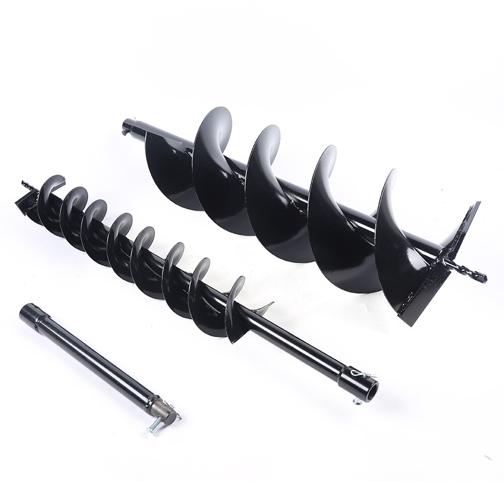 52CC 1700W Gas Powered Post Hole Digger Earth Auger Digging Engine &2 Drill bits