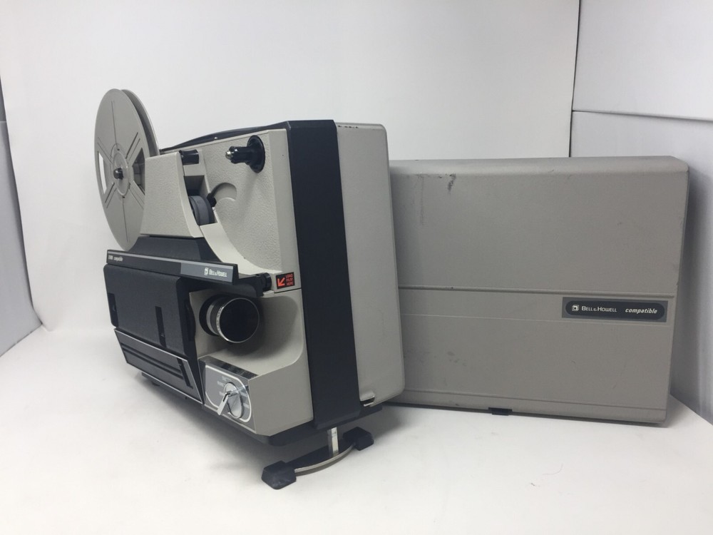 Vintage Bell & Howell 8mm Autoload Projector Model 198L, No Lamp, Tested Works