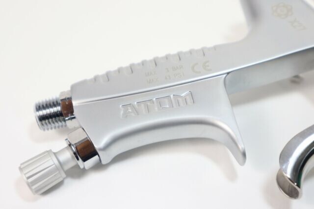 LVLP Spray Gun Kit – ATOM X27 Gravity Feed with FREE GunBudd Light System!!