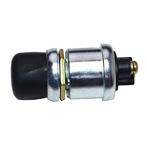 Momentary Push Button Switch - Neoprene Cap & Panel Mount Start Button in 5/8