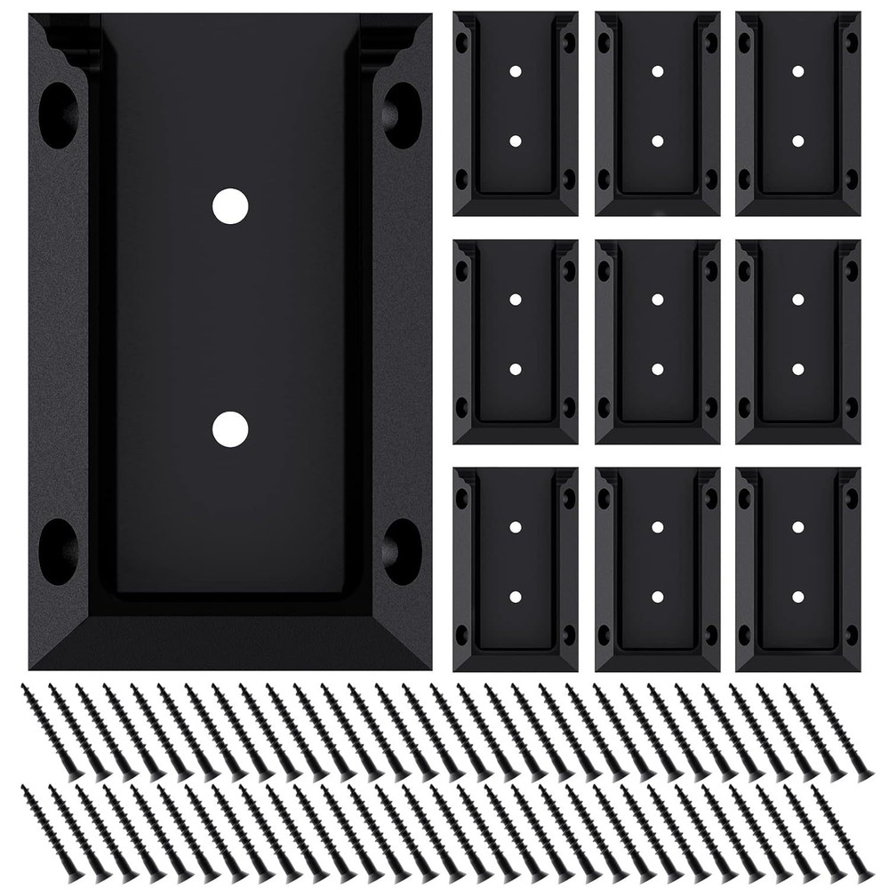 Multi-Angle Deck Railing Bracket Set for 2x4 Wood Posts - Quick Installation