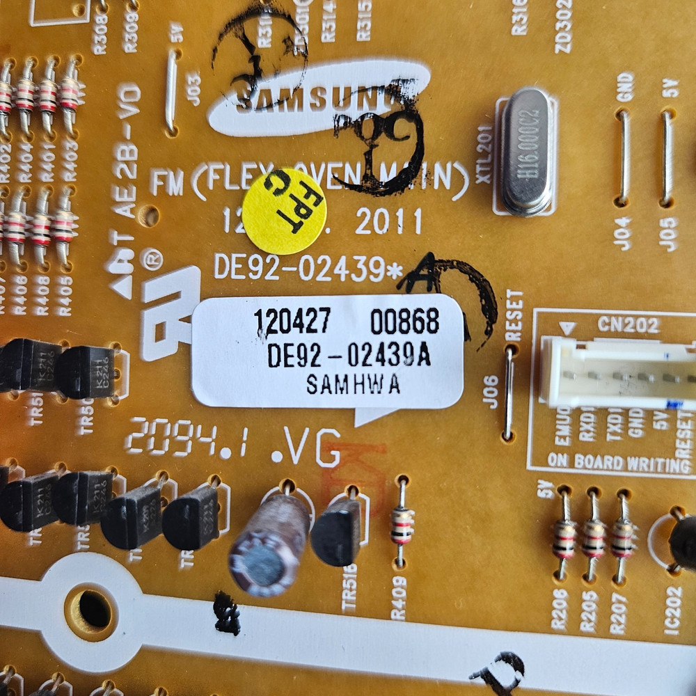 Genuine SAMSUNG Range Oven Relay Board # DE92-02439A