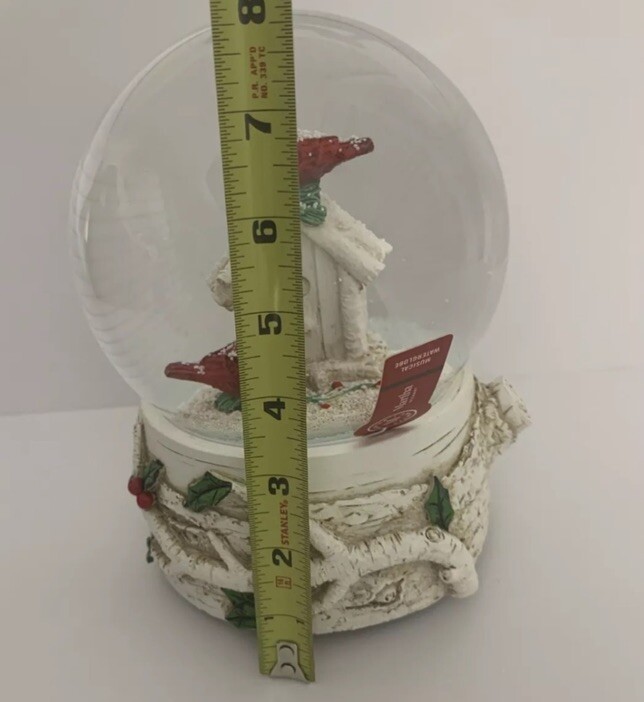 Martha Stewart Christmas SnowGlobe Large Musical