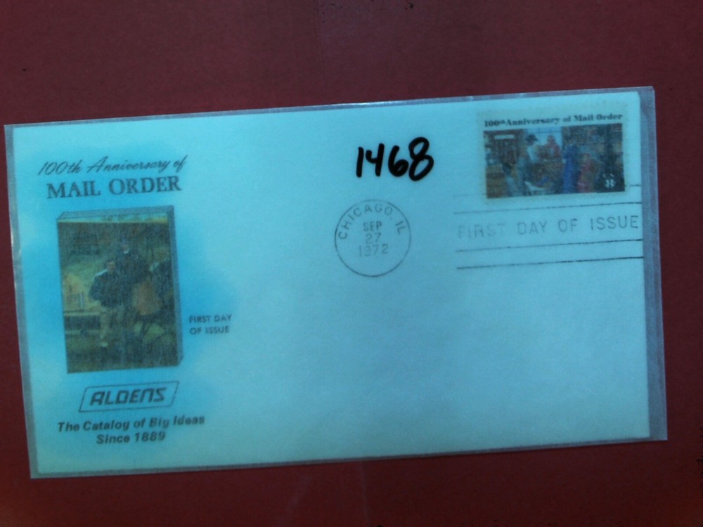 U. S. Stamp FDC # 1468  -Mail Order  -  cachet- comb.  shipping