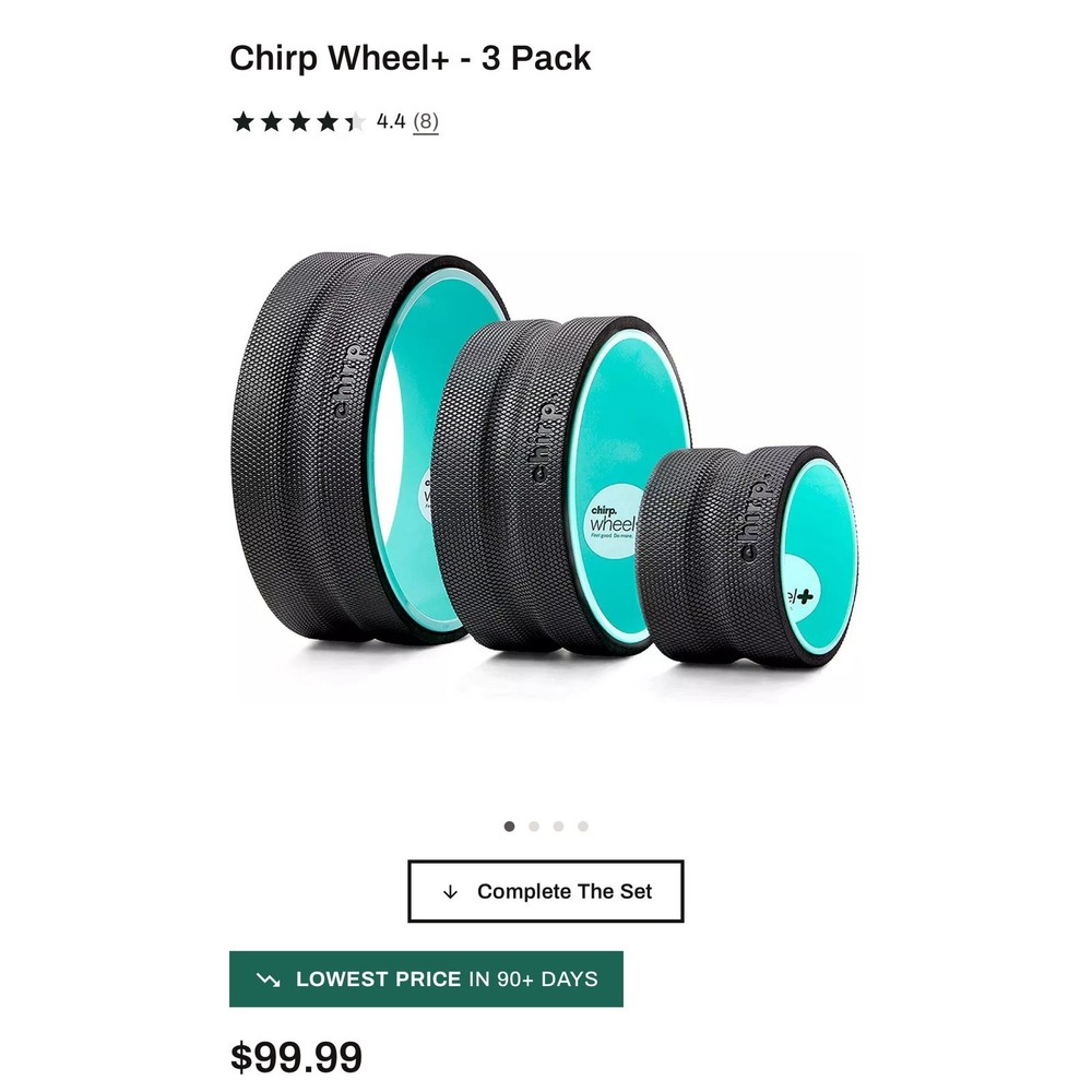 Chirp Wheel+ - 3 Pack Retails for $100