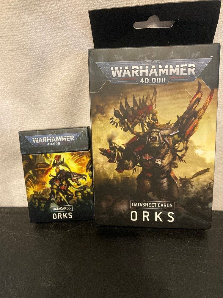Warhammer 40,000 Datasheet Cards & Datacards - Orks 40K by Games Workshop