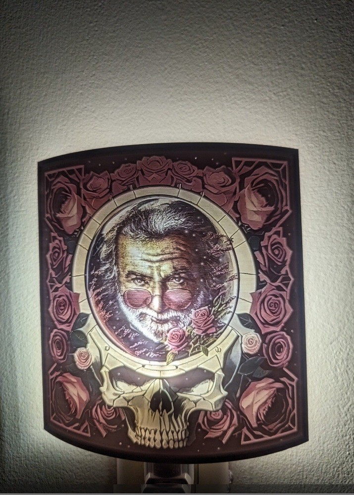 Jerry Garcia inspired wall nightlight