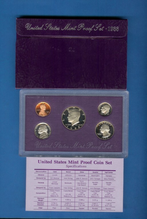 1988 S Proof Set - Complete