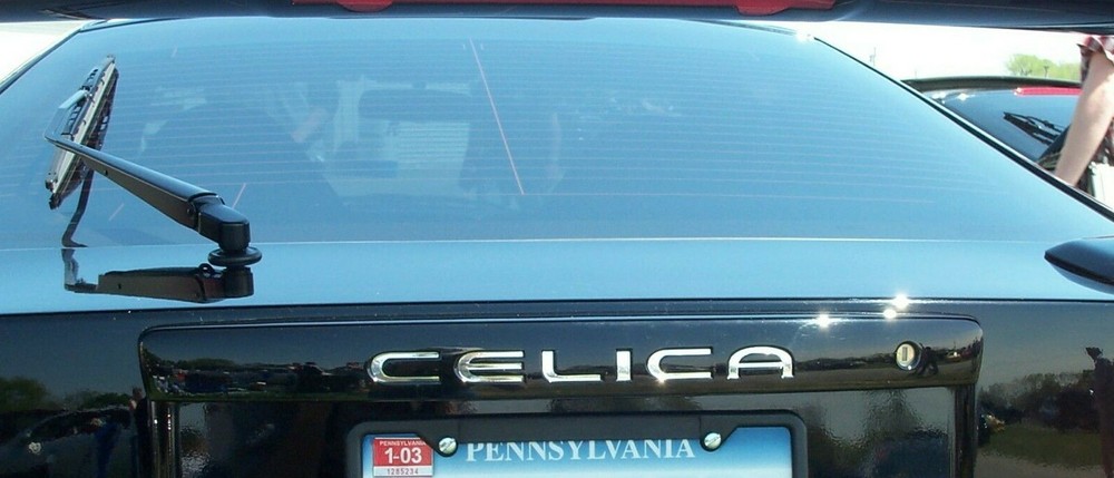 2000 - 2005 Celica rear hatch decal inserts toyota