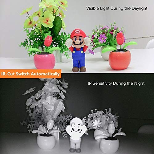 1080P Day & Night Vision USB Camera for Computer, 2MP Automatic IR-Cut