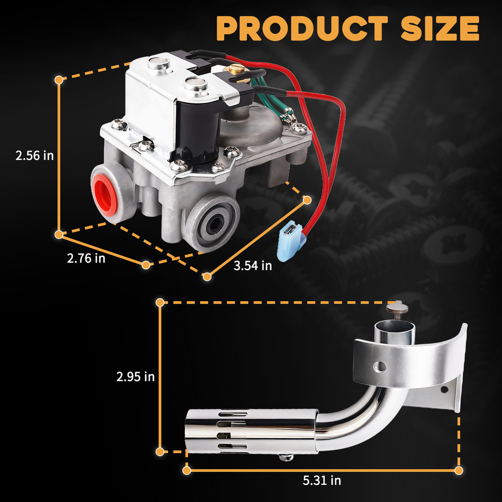 For Atwood 6-10 Gal RV Water Heater Solenoid Gas Valve 93870 93844 93321 92078