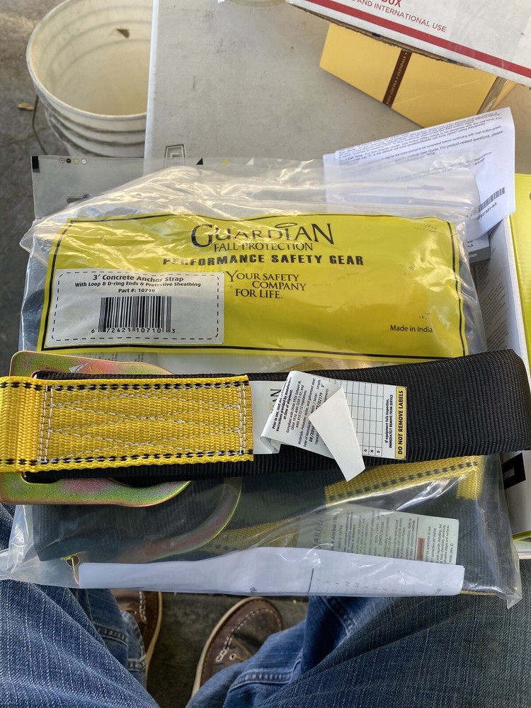 GUARDIAN 10710 Concrete Anchor Strap,3 ft.