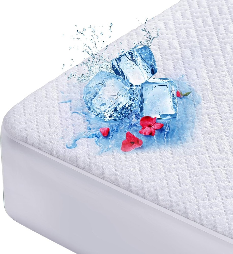 Waterproof Cooling Queen Mattress Protector