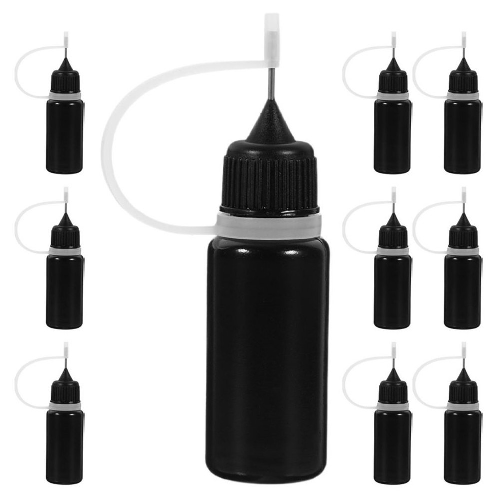 30 Pcs Plastic Squeeze Bottles Precision Fine Tip Paint Applicator