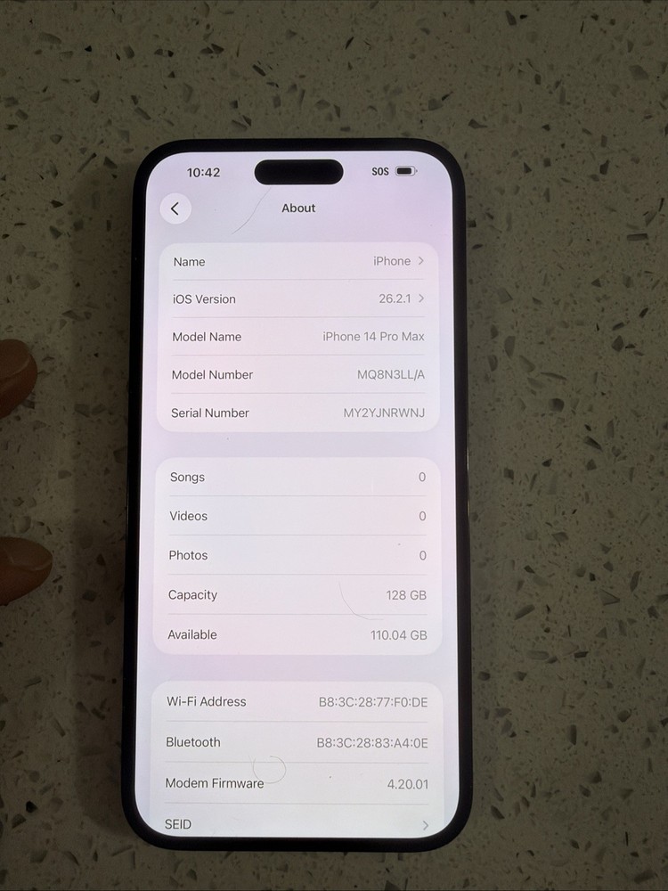 Unlocked Apple iPhone 14 Pro Max 128GB READ DESCRIPTION!!!!!!!!!!!!!