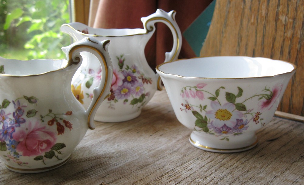 Crown Derby assortment including Derby Posies, mostly second quality