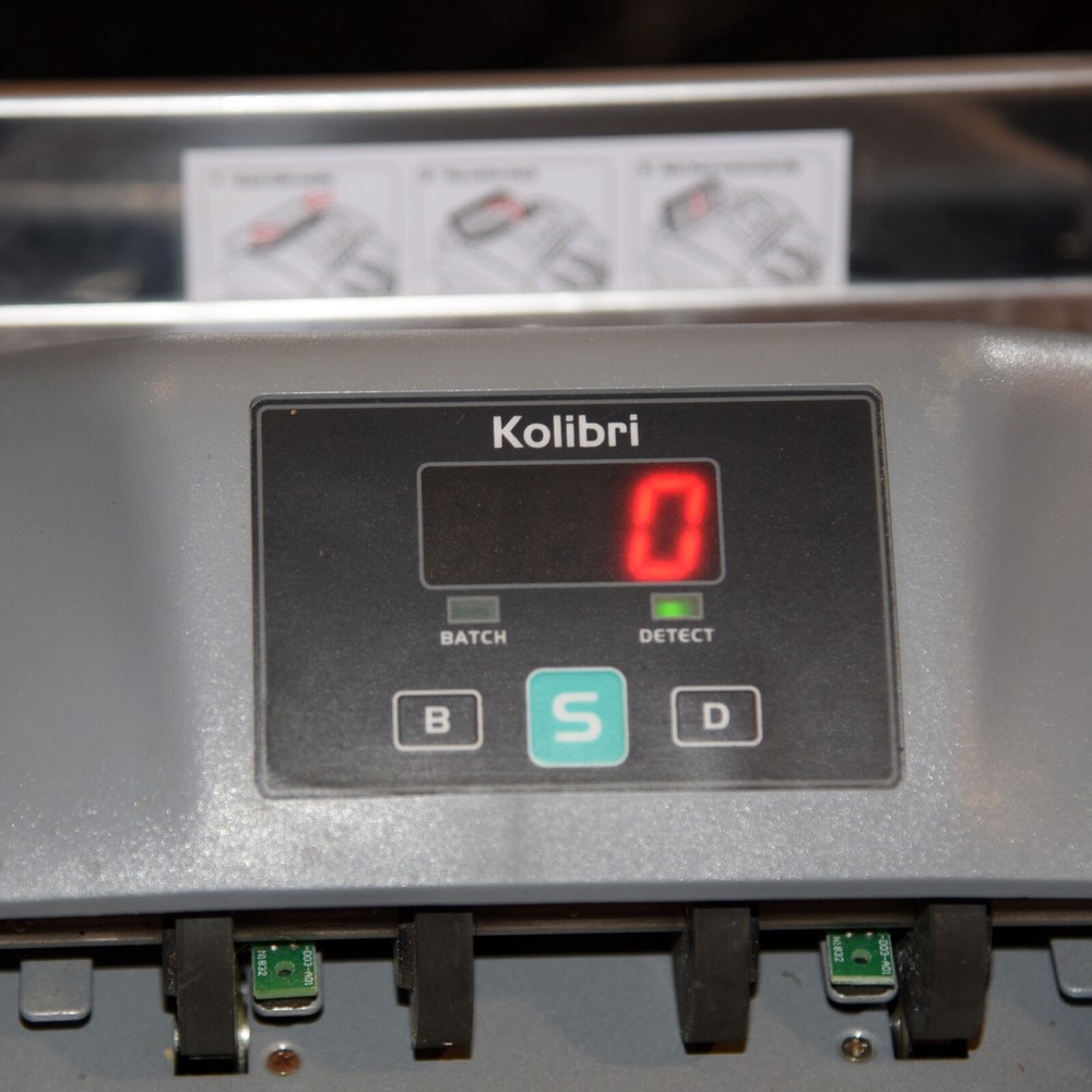 Kolibri Automatic Bill Money Counter Detects Counterfeits