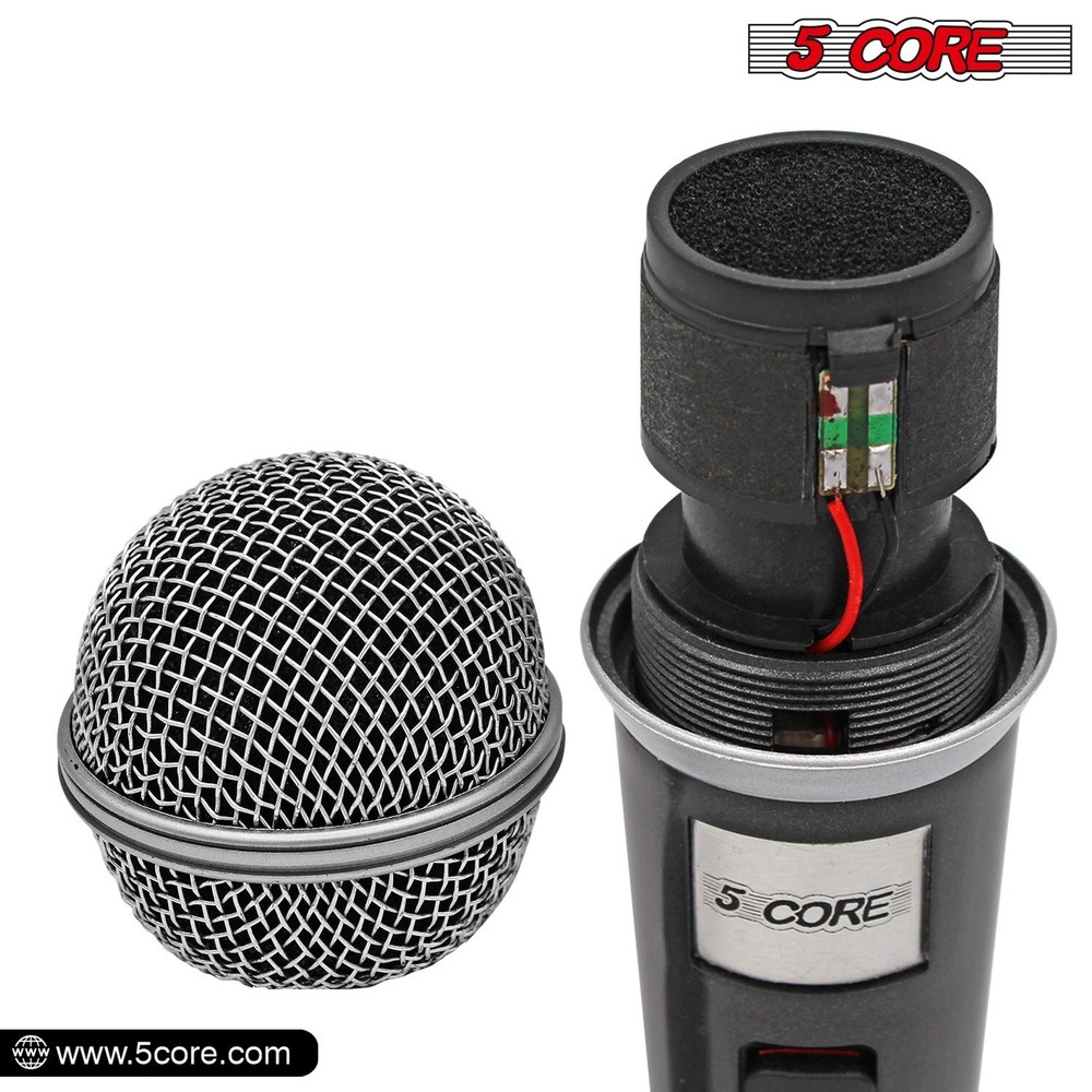 5Core Premium Vocal Dynamic Cardioid Handheld Microphone Unidirectional Mic