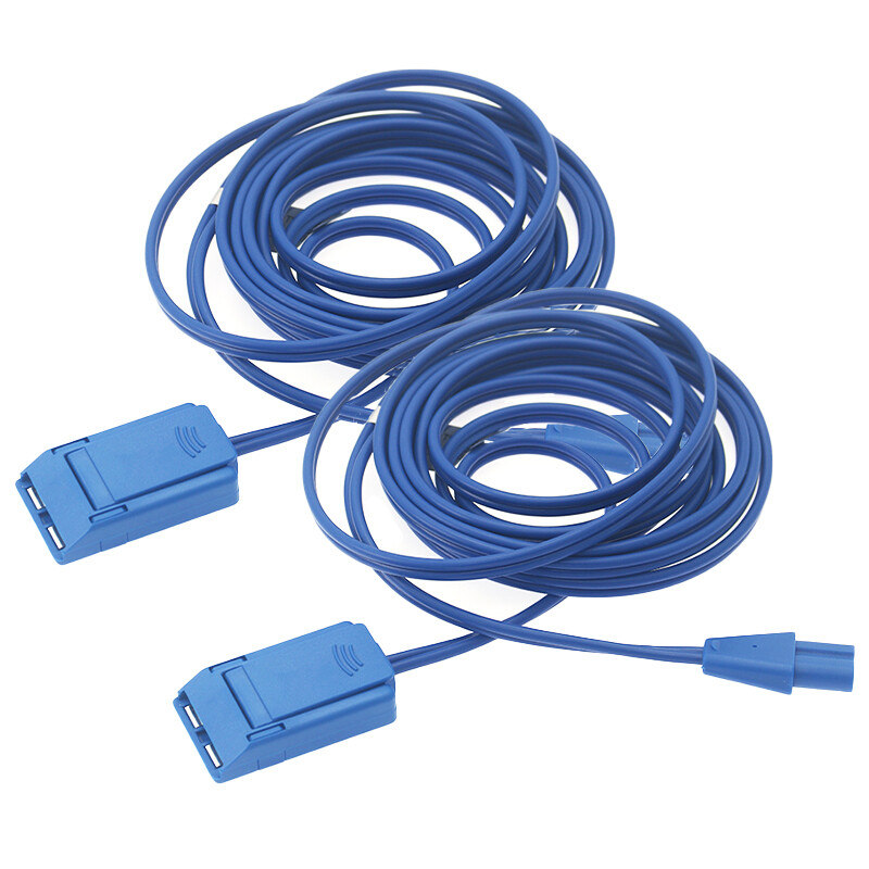 2Pc Patient Return Electrode NON-REM ESU Ground Pad Negative Plate Connect Cable