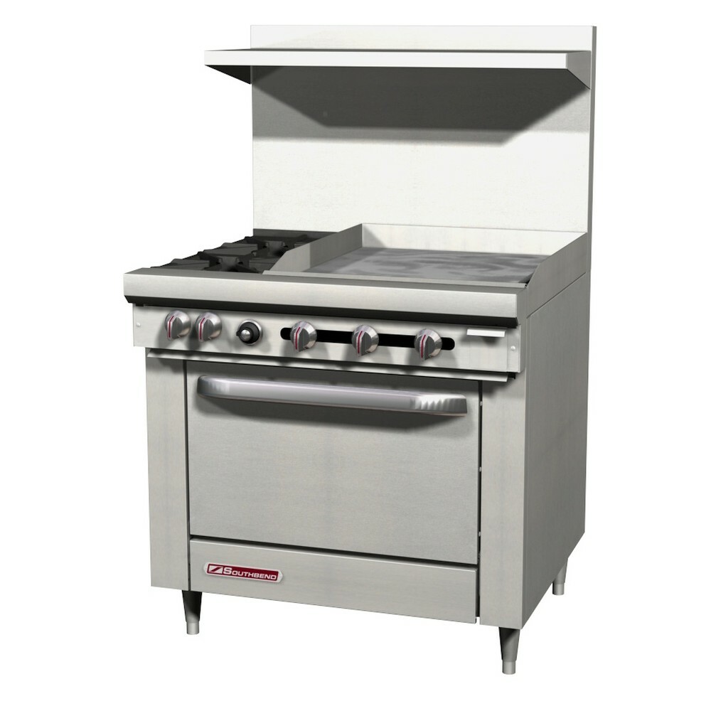 Southbend S36D-3G 36" S-Series Restaurant Range w/ 36" Griddle