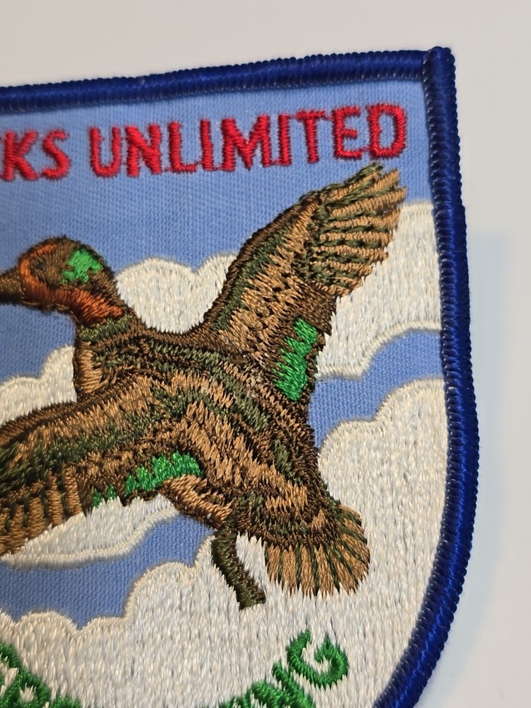 Ducks Unlimited Sew-On Patch Green-Wing