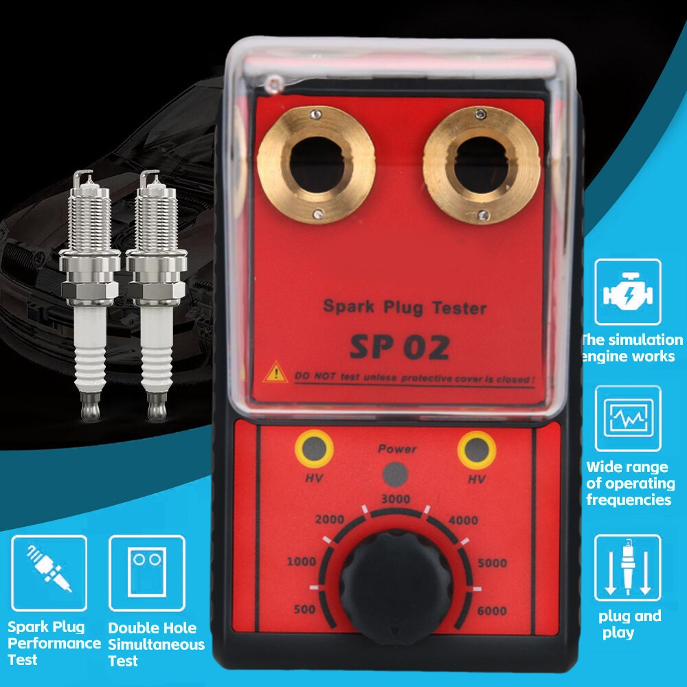 Car Gasoline Spark Plug Tester Auto Ignition System Tester Diagnostic Test Tool
