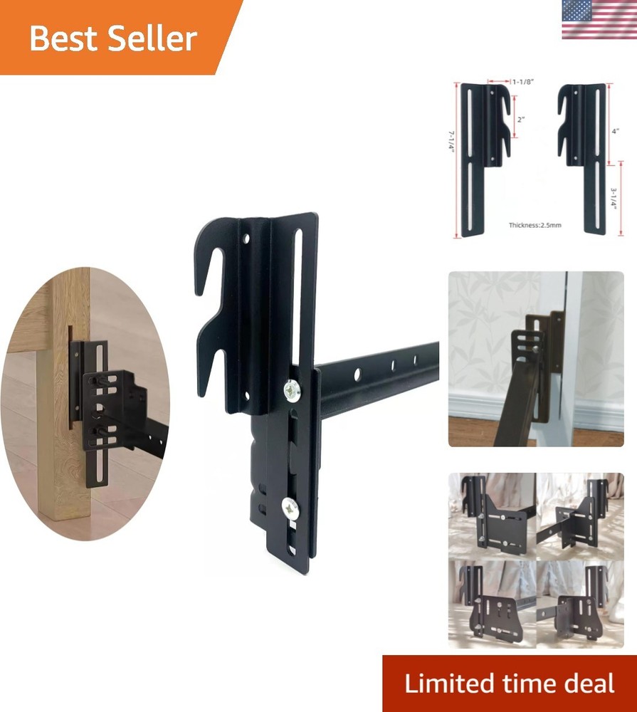 Headboard Adapter Brackets, Bed Frame Hooks, Headboard Brackets for Metal Bed...