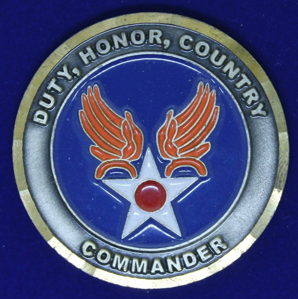 USAF 34th APS Commander Challenge Coin C-24