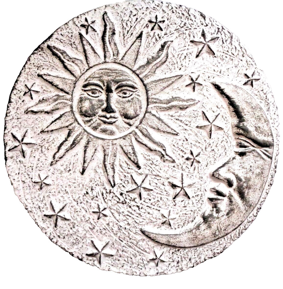 Eclipse stepping stone mold plaster concrete casting mould 12" x 1.20"