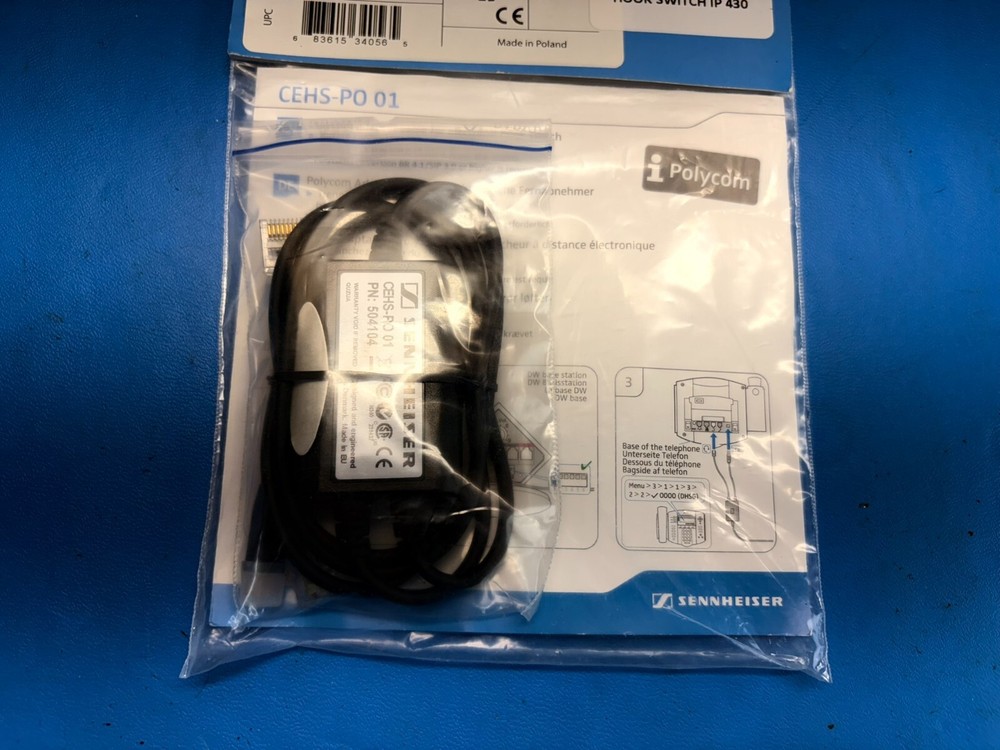 Sennheiser CEHS-PO 01 EHS Polycom Adapter 504104