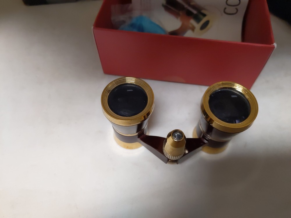 Zhumell Covent Binoculars Ruby W/ Original Box and Instructions