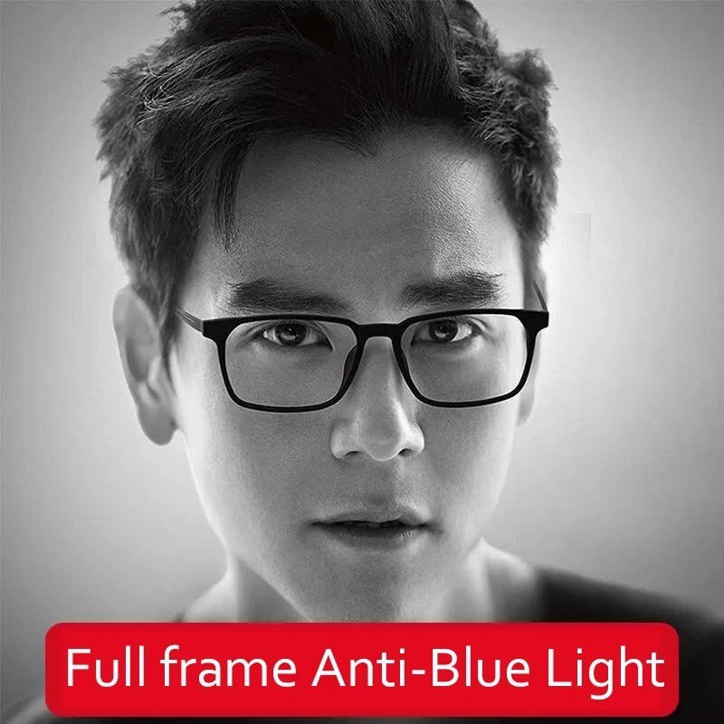 Progressive Multifocal Reading Glasses for Men Blue Light Blocking Titanium Arm