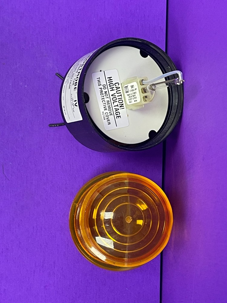 Tomar Electronics 495S-120 Amber Microstrobe Flashing Light 120V tested