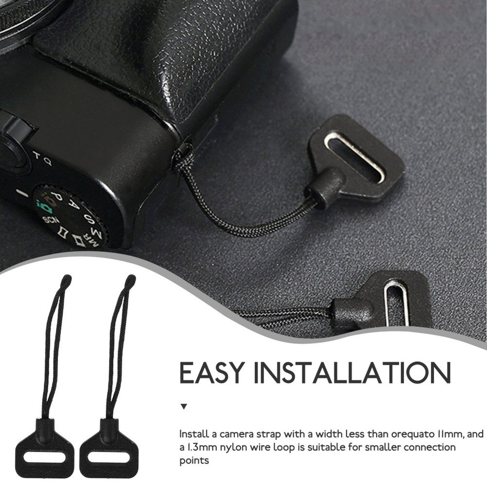 2PCS Belt Strap Buckle Replacement Suspender Buckle for Camera